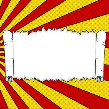 Comics Design Frames. Beautiful Photo Frame Set With Boom Bubbles For Design Stock Illustration