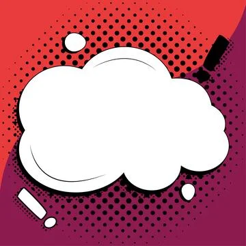 Comics Design Frames. Beautiful Photo Frame Set With Boom Bubbles For Design Illustrazione stock