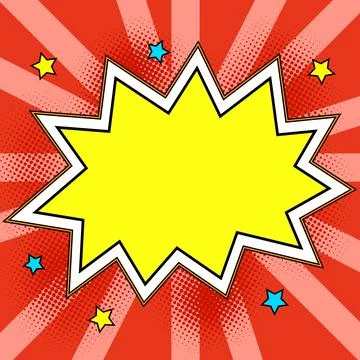 Comics Design Frames. Beautiful Photo Frame Set With Boom Bubbles For Design Stock Illustration