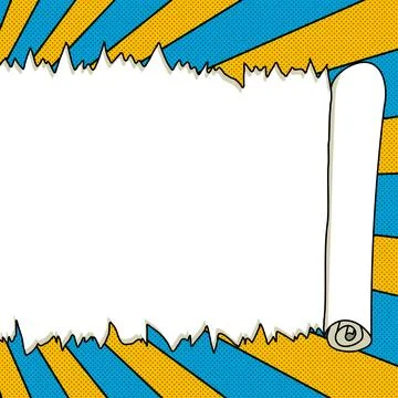 Comics Design Frames. Beautiful Photo Frame Set With Boom Bubbles For Design Stock Illustration