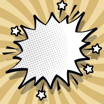 Comics Design Frames. Beautiful Photo Frame Set With Boom Bubbles For Design Stock Illustration