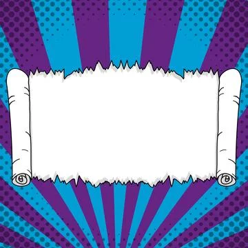 Comics Design Frames. Beautiful Photo Frame Set With Boom Bubbles For Design Stock Illustration
