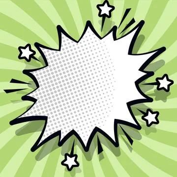 Comics Design Frames. Beautiful Photo Frame Set With Boom Bubbles For Design Stock Illustration