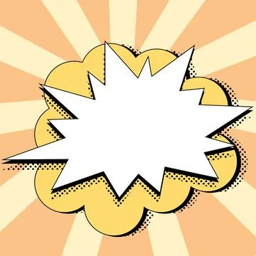 Comics Design Frames. Beautiful Photo Frame Set With Boom Bubbles For Design Stock-Illustration