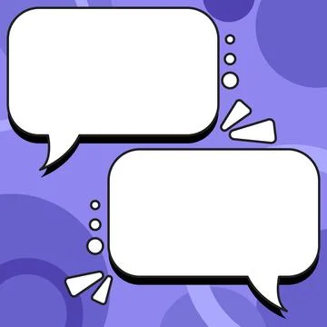 Comics Design Frames. Beautiful Photo Frame Set With Boom Bubbles For Design Stock-Illustration