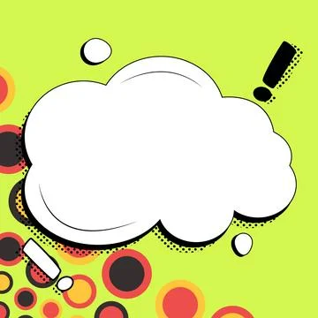 Comics Design Frames. Beautiful Photo Frame Set With Boom Bubbles For Design Stock-Illustration