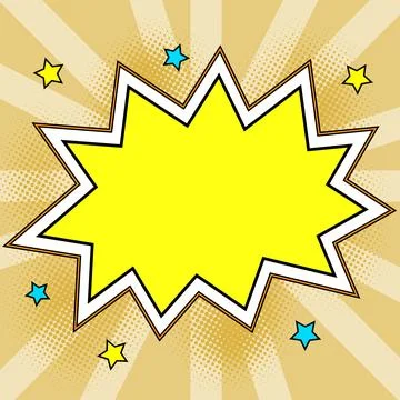 Comics Design Frames. Beautiful Photo Frame Set With Boom Bubbles For Design Stock Illustration