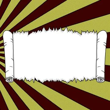 Comics Design Frames. Beautiful Photo Frame Set With Boom Bubbles For Design Stock Illustration