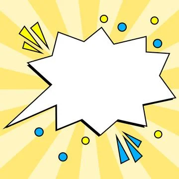 Comics Design Frames. Beautiful Photo Frame Set With Boom Bubbles For Design Stock-Illustration