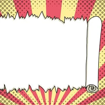 Comics Design Frames. Beautiful Photo Frame Set With Boom Bubbles For Design Illustrazione stock