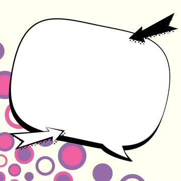 Comics Design Frames. Beautiful Photo Frame Set With Boom Bubbles For Design Stock Illustration
