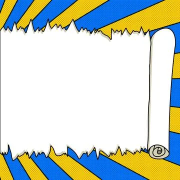 Comics Design Frames. Beautiful Photo Frame Set With Boom Bubbles For Design Stock-Illustration