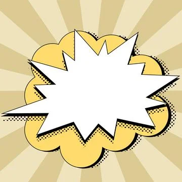 Comics Design Frames. Beautiful Photo Frame Set With Boom Bubbles For Design Stock-Illustration
