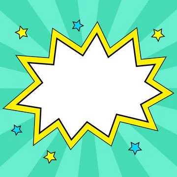 Comics Design Frames. Beautiful Photo Frame Set With Boom Bubbles For Design Stock Illustration