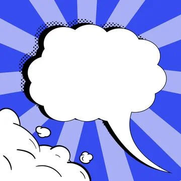 Comics Design Frames. Beautiful Photo Frame Set With Boom Bubbles For Design Stock-Illustration