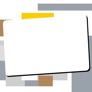 Comics Design Frames. Beautiful Photo Frame Set With Boom Bubbles For Design Stock Illustration