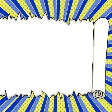 Comics Design Frames. Photo Frame Set With Explosion Bubbles For Add Collage Illustrazione stock