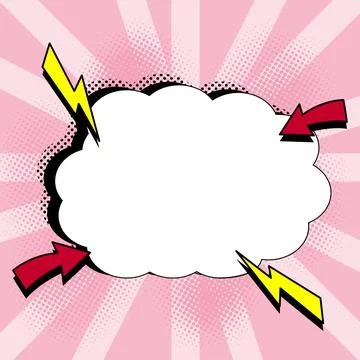 Comics Design Frames. Photo Frame Set With Explosion Bubbles For Add Collage 库存插图