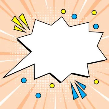 Comics Design Frames. Photo Frame Set With Explosion Bubbles For Add Collage Stock Illustration