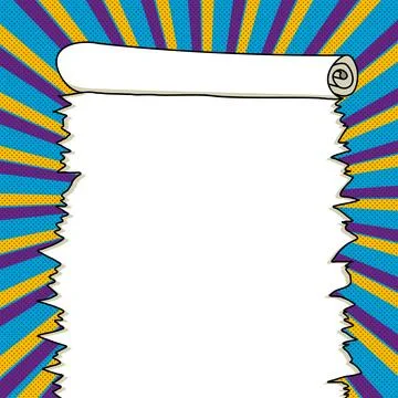 Comics Design Frames. Photo Frame Set With Explosion Bubbles For Add Collage Stock-Illustration