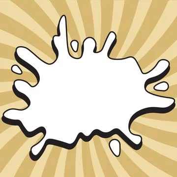 Comics Design Frames. Photo Frame Set With Explosion Bubbles For Add Collage Stock-Illustration