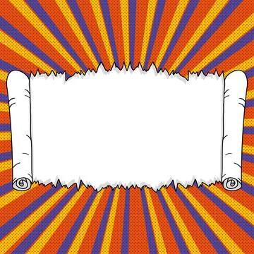 Comics Design Frames. Photo Frame Set With Explosion Bubbles For Add Collage Stock Illustration