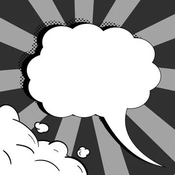 Comics Design Frames. Photo Frame Set With Explosion Bubbles For Add Collage Stock-Illustration