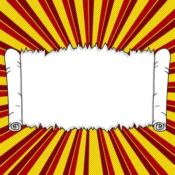 Comics Design Frames. Photo Frame Set With Explosion Bubbles For Add Collage Stock Illustration