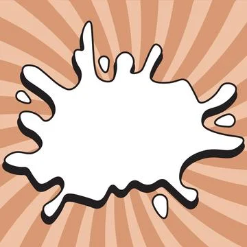 Comics Design Frames. Photo Frame Set With Explosion Bubbles For Add Collage Illustrazione stock