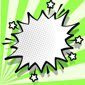 Comics Design Frames. Photo Frame Set With Explosion Bubbles For Add Collage Stock Illustration