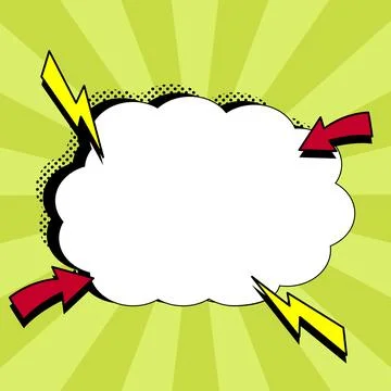 Comics Design Frames. Photo Frame Set With Explosion Bubbles For Add Collage Stock Illustration