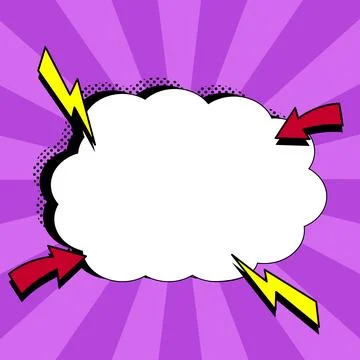 Comics Design Frames. Photo Frame Set With Explosion Bubbles For Add Collage Stock Illustration
