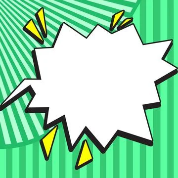 Comics Design Frames. Photo Frame Set With Explosion Bubbles For Add Collage Stock Illustration