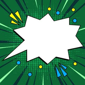 Comics Design Frames. Photo Frame Set With Explosion Bubbles For Add Collage Stock Illustration
