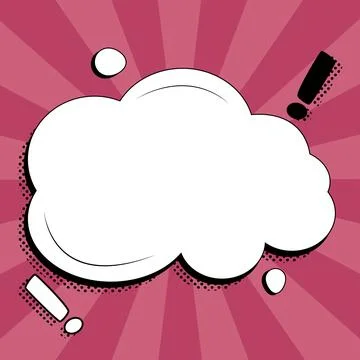 Comics Design Frames. Photo Frame Set With Explosion Bubbles For Add Collage Stock-Illustration