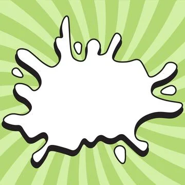 Comics Design Frames. Photo Frame Set With Explosion Bubbles For Add Collage Stock Illustration