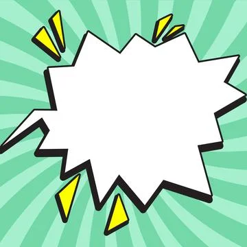 Comics Design Frames. Photo Frame Set With Explosion Bubbles For Add Collage 库存插图