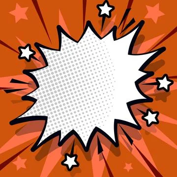 Comics Design Frames. Photo Frame Set With Explosion Bubbles For Add Collage Stock Illustration