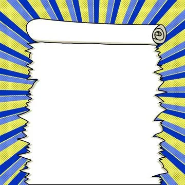 Comics Design Frames. Photo Frame Set With Explosion Bubbles For Add Collage Stock Illustration