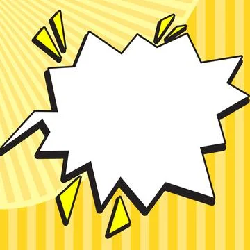 Comics Design Frames. Photo Frame Set With Explosion Bubbles For Add Collage 스톡 일러스트