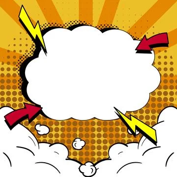 Comics Design Frames. Photo Frame Set With Explosion Bubbles For Add Collage Stock-Illustration