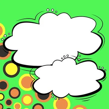 Comics Design Frames. Photo Frame Set With Explosion Bubbles For Add Collage Stock-Illustration