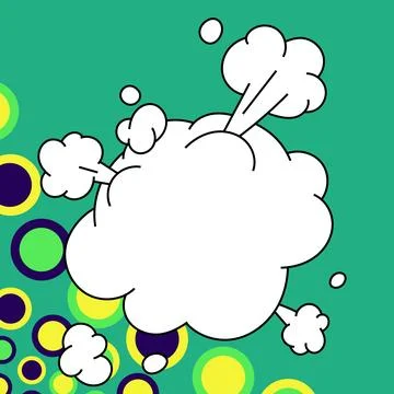 Comics Design Frames. Photo Frame Set With Explosion Bubbles For Add Collage Stock Illustration