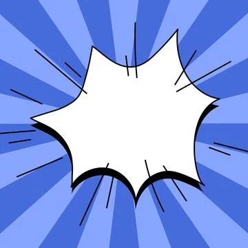 Comics Design Frames. Photo Frame Set With Explosion Bubbles For Add Collage 스톡 일러스트