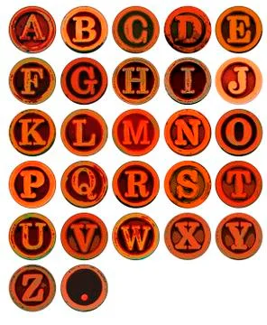 Comics grunge font Illustrazione stock