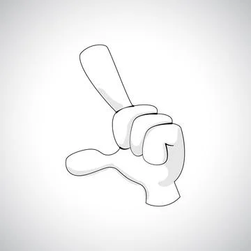 Comics Hand icon Stock Illustration