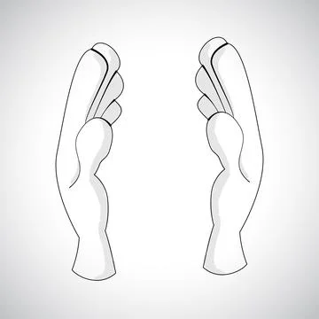 Comics Hand icon Stock Illustration