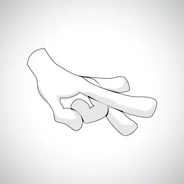 Comics Hand icon Stock Illustration