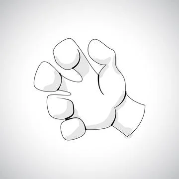 Comics Hand icon Stock Illustration