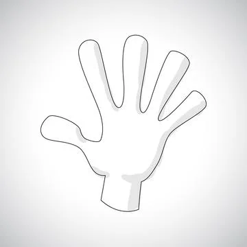Comics Hand icon Stock Illustration
